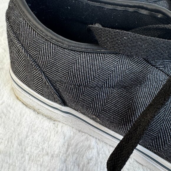 Vans Mens Herringbone Atwood Textile Black/Orion Men’s 10.5 Classic Skate Shoes - Picture 7 of 9